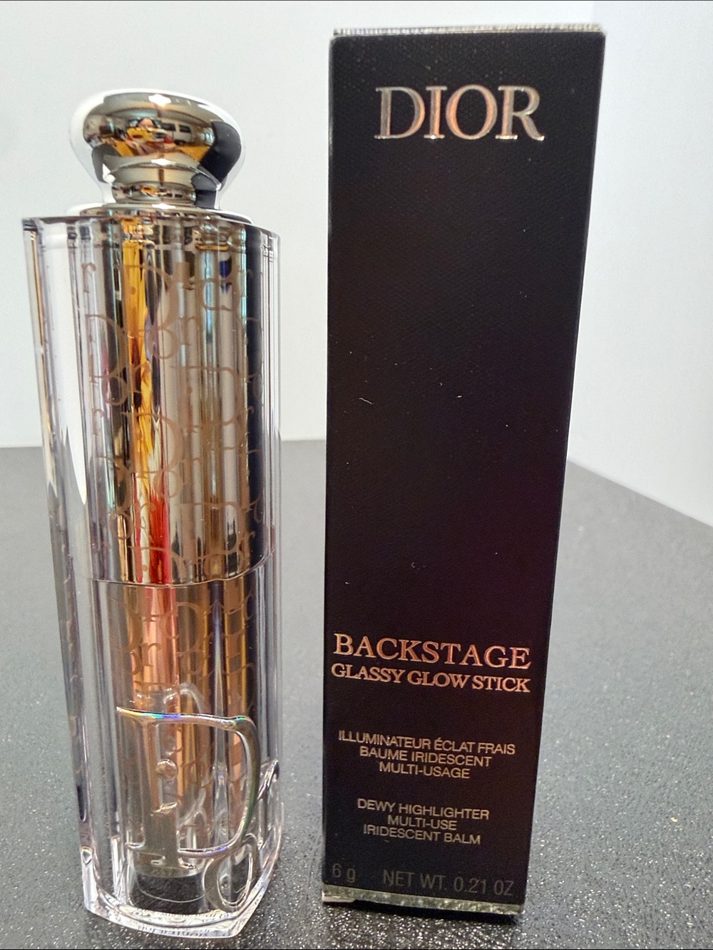 Dior Backstage Glassy Glow Stick 034 glazed bubble